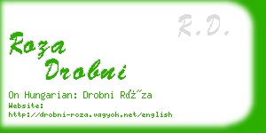 roza drobni business card